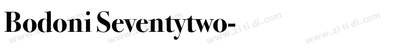Bodoni Seventytwo字体转换 Bodoni Seventytwo字体转换